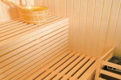 Sauna finlandese 3 posti bl 110 4,5 kw con cabina in pino ... Sauna finlandese consumi