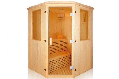 Sauna finlandese 3 posti bl 110 4,5 kw con cabina in pino ... Sauna finlandese consumi