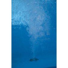 Impianti di insufflaggio aria per piscine con pannelli prefabbricati in metallo o in cemento con membrana PVC