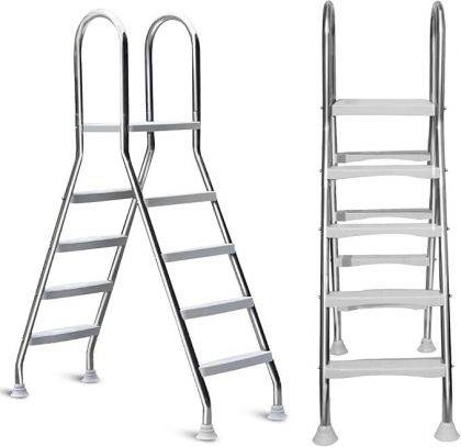 Scaletta modello a ponte per piscine fuori terra