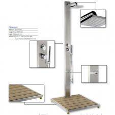 Doccia per giardino modello Steel Design