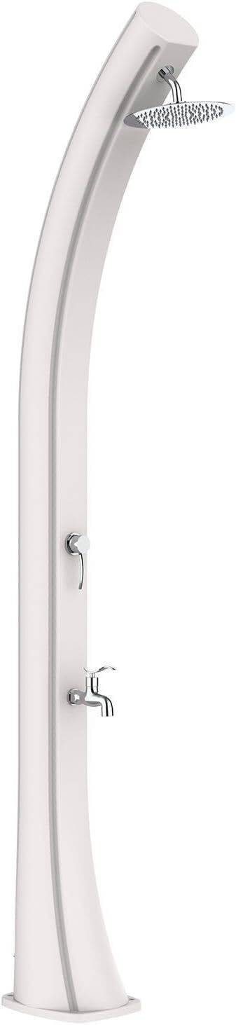 Doccia Bianca a Riscaldamento Solare Per Piscina - Marca SINED - mod.Starmatrix - 40 litri