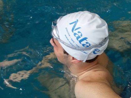 Cuffie in silicone per piscina