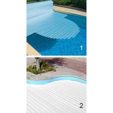 Copertura a tapparella per piscine di media dimensione