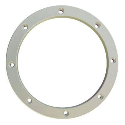 Ricambio flangia per scarico di fondo Pool's da 2" di colore bianco
