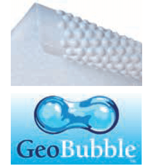 Copertura Termica 800 micron Geobubble Sol+Guard 7 x 4m con rinforzi