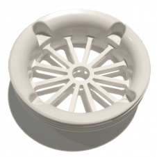 Griglia in ABS per bocchetta a parete