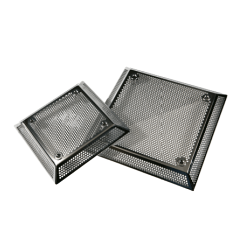 Pannelli Di Ventilazione In Acciaio Inox 304 Per Griglia/Braciere – 2 Pezzi (38x16,5 Cm) – Coperture Per Prese D'Aria