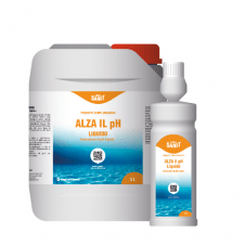 Alcale in soluzione per innalzamento del pH e dell'alcalinità dell'acqua di piscina