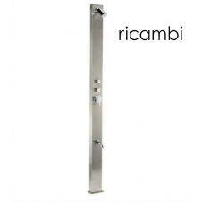 Ricambi Doccia da giardino o bordo piscina Luxury Steel