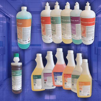 Prodotti per la pulizia e igiene di tutti gli ambienti - usati dai professionisti del settore