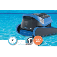 Pulitore automatico raccomandato per la pulizia di piscine fino a 15 mc connesso con app mobile