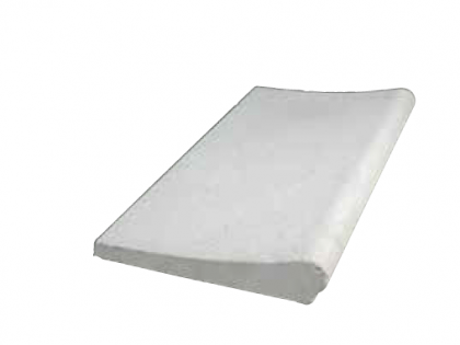 Bordo sabbiato bianco per piscina rettangolare